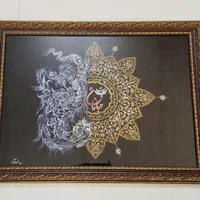 نقاشی نگارگری روی مخمل