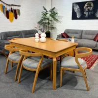 میز غذاخوری با بهترین چوب تولید اقای انصاری|میز و صندلی غذاخوری|یاسوج, |دیوار