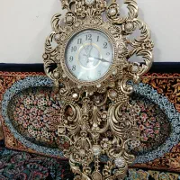 ساعت دیواری طلایی|ساعت دیواری و تزئینی|هرسین, |دیوار