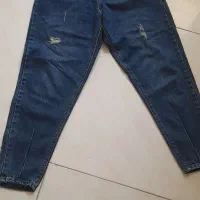 شلوار مام فیت کمرکش دار