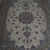 «فرش ۶متری  ابریشم کاشان 1250شانه تراکم 4100»