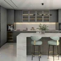 کابینت به همراه کافه بار و دکوری|مصالح و تجهیزات ساختمان|قم, کاسه گران|دیوار