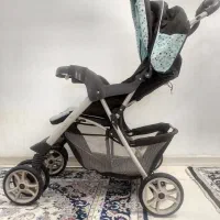 ست کالسکه، کریر و صندلی غذای بچه برند GRACO|اسباب و اثاث بچه|تهران, طرشت|دیوار