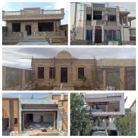 اجرای نمای آجر وسنگ