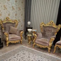 مبل سلطنتی ۹نفره بسیار تمیز
