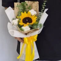 دسته گل مینیمال کد ۱۷۵۸ گلاریس