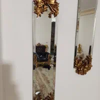 آینه دکوراتیو ۳ تیکه طلایی