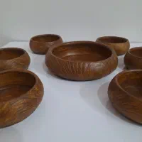 سرویس ظرف طرح چوب