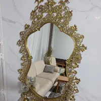 آینه و شمدان برنز|صنایع دستی و سایر لوازم تزئینی|نهاوند, |دیوار