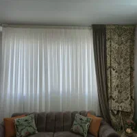 پرده حریر و والان و چوب پرده اتوماتیک