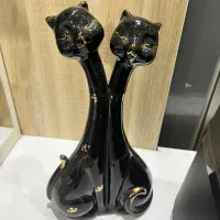 مجسمه چینی گربه