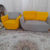 مبل  ۹ نفره کاملا سالم. بدون کوچکترین ایرادی|مبلمان خانگی و میز عسلی|قائم‌شهر, |دیوار