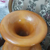 تمبک چوب گردو یه تیکه سنگین وزن دهانه بزرگ|سازهای سنتی|ملارد, |دیوار