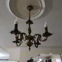 لوستر برنز  ۴ شعله دو عدد