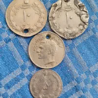 4عدد سکه قدیمی شاهی