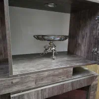 بوفه (گنجه) mdf و زیبا سه طبقه|بوفه، ویترین، کنسول|مشهد, ایثارگران|دیوار