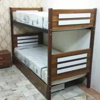 تخت خواب دو طبقه حاجی پور(تختخواب۲دوطبقه)تشک پاندا|تخت و سرویس خواب|مشهد, حسینآباد|دیوار