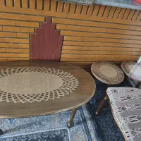 مبل جمع و جور 7نفره|مبلمان خانگی و میز عسلی|محمدیه-قزوین, |دیوار