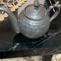 سماور روسی قلمکاری شده با سینی و قوری با قدمت بالا|کلکسیون اشیاء عتیقه|تهران, جماران (نیاوران)|دیوار