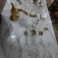 لوازم لوستر کریستال 12شاخه|لوستر و چراغ آویز|تهران, ستارخان|دیوار