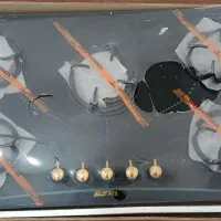 اجاق گاز صفحه ای و هود آشپزخانه آلمون نو