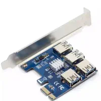 تبدیل pci exبه usb.  داری ۴ پورت،وچیپست دار|قطعات و لوازم جانبی رایانه|تهران, فلسطین (میدان انقلاب)|دیوار