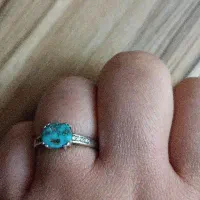 انگشتر نقره ،فیروزه نیشابور