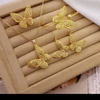 نیم ست پروانه ای با انگشتر بدلیجات|بدلیجات|تهران, منیریه|دیوار