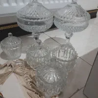 شکلات خوری  و ۴ عدد قندان سالم