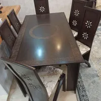 میز ناهارخوری ۶ نفره و میز کامپیوتر با صندلی|میز و صندلی غذاخوری|فولادشهر, B7|دیوار
