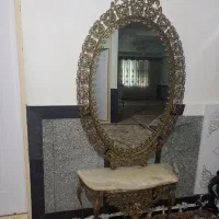 اینه شمعدان برنز