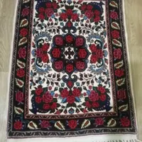 دوتخته قالیچه گل سرخ بیجار معروف  فرش آهنین بیجار|فرش|تهران, جمال‌زاده|دیوار