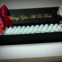 گل پروانه چراغ دار،روبانی،گل ارایی،عروسک ارایی