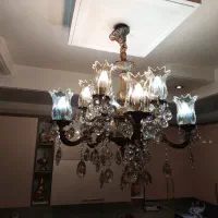 لوستر  برنز ۱۰ شاخه و ۱۲شاخه|لوستر و چراغ آویز|تهران, گلستان (شهرک راه آهن)|دیوار