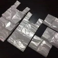 پلاستیک رکابی. شفاف و شیری. پلاستیک دسته دار