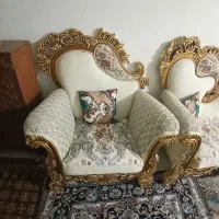 یک دست مبل سلطنتی هفت  نفره درحد نو