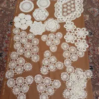 رومیزی قلاب بافی