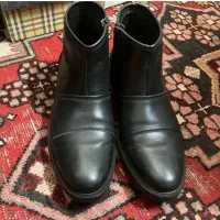 یک جفت نیم بوت  مردانه چرم سایز ۴۳