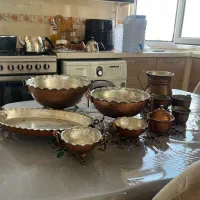 ظروف مسی شیک|ظروف سرو و پذیرایی|میانه, |دیوار