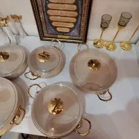 سرویس قابلمه مناسب جهیزیه قابلمه طلایی|ظروف پخت‌وپز|قم, آزادگان|دیوار