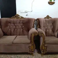 مبل هفت نفره بهمراه میز جلو مبلی ودو عسلی|مبلمان خانگی و میز عسلی|خاوران, |دیوار