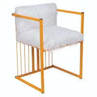 صندلی فانتزی سفید|صندلی و نیمکت|اصفهان, قهجاورستان|دیوار