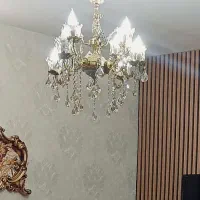 لوستر برنجی ۴شاخه