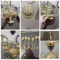 ظرف برنجی و عتیقه