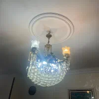 لوستر برنجی برنزی ۴ لاله