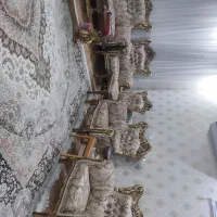 مبل سلطنتی تمام چوب ۹نفره|مبلمان خانگی و میز عسلی|سیرجان, |دیوار