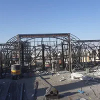 رابیتس کار والپست نما  جوشکاری سقف نبشی کشی