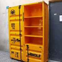 دکوری های فلزی سطل زباله میز پاف شلف تابلو|مجسمه، تندیس، ماکت|تهران, فردوسی|دیوار