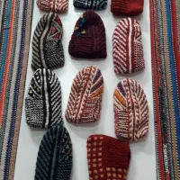 گیوه دست بافت پشمی