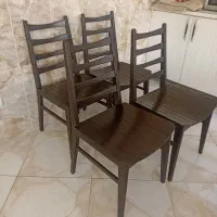 میز و صندلی ناهارخوری ۴نفره آنتیک قدیمی